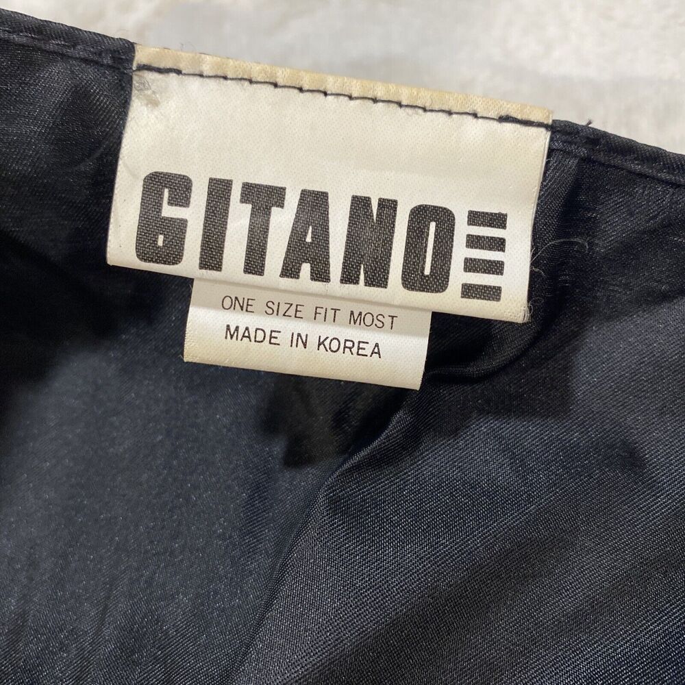 Vintage Gitano Holiday Tapestry Women's One Size Fits Most Button Up Vest - Picture 8 of 9